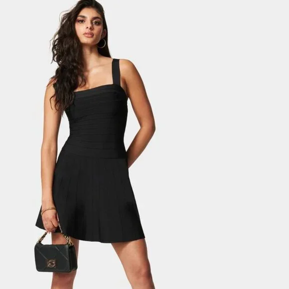 blue dress for baby girl Women Luxury Birthday Dress Sexy Backless Beading A Line Bandage Dress 2025 Knitted Celebrity Elegant Evening Club Party Outfit Rose Red / M main image 0